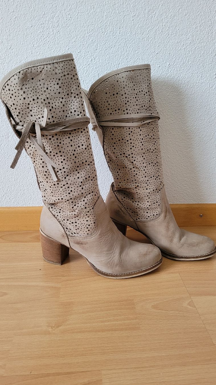 Scarpe da donna: Lederstiefel Gr.39 – Usato da Forst venduto da tatjsi