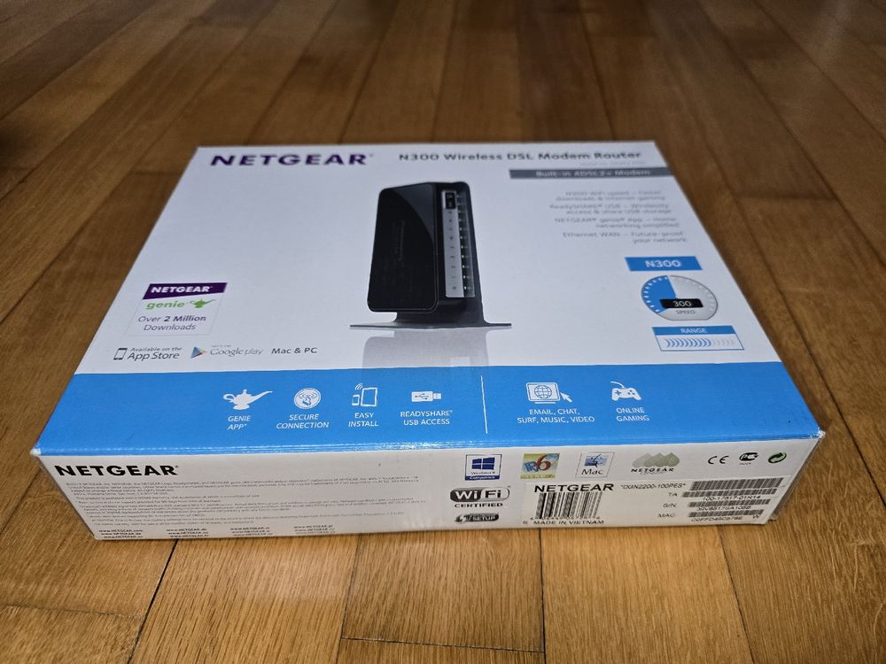 Netgear N300 Wireless DSL Modem Router DGN2200 (Gebraucht) in Uster für ...
