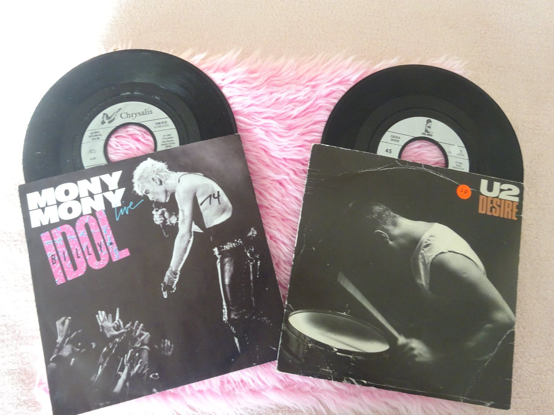 Dischi in vinile: BILLY IDOL ** MONY MONY ** U2 ** DESIRE – Usato da Luzern venduto da xrayspex99