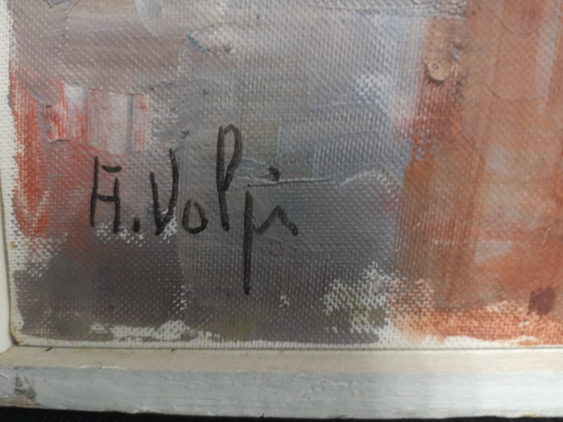 Gemälde: A. VOLPI HUILE SUR TOILE SIGNÉE – Gebraucht aus Genève von Qanil77 2