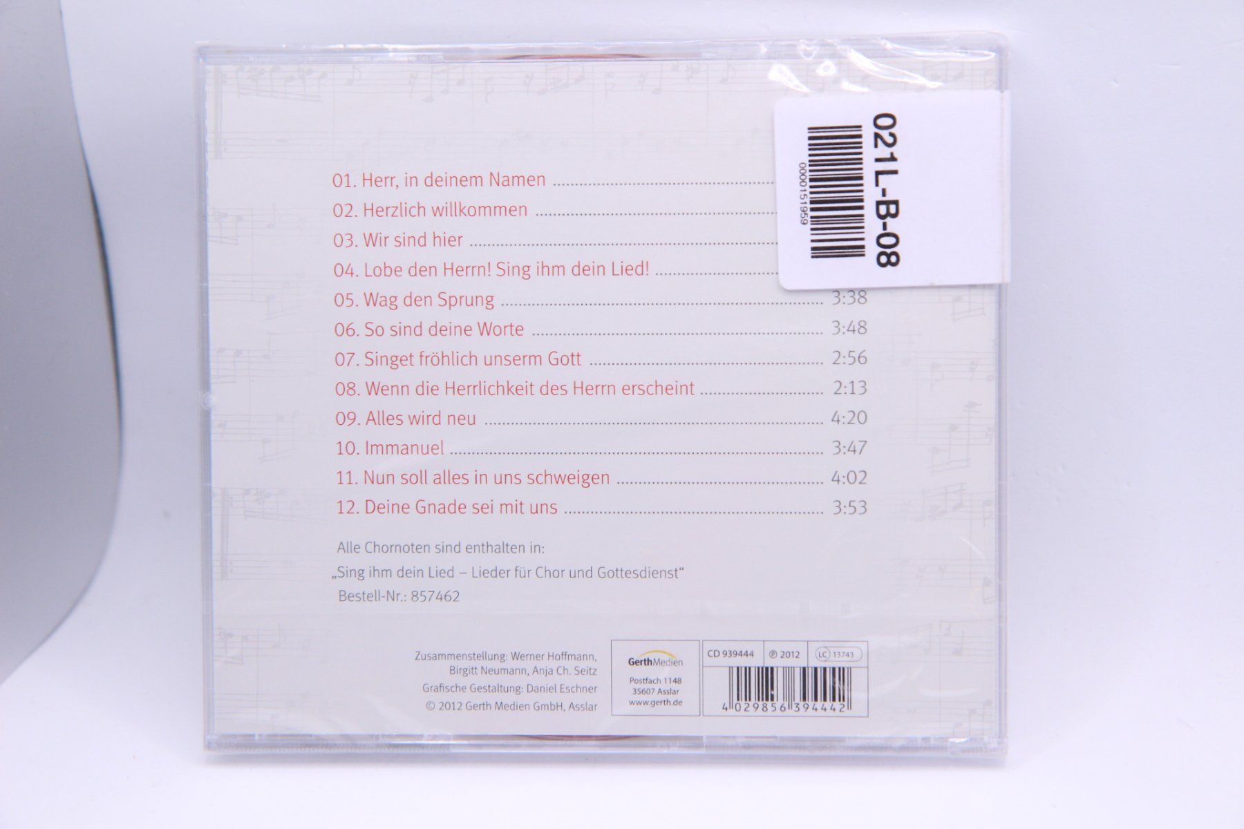 CD: NEU CD Werner Hoffmann Sing ihm dein Lied Gottesdienst Chor – Nuovo e nell'imballaggio originale da Ernetschwil venduto da luisvonerni 1