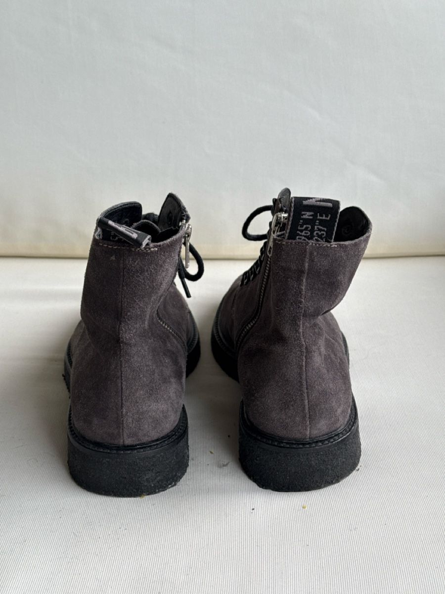 Herrenschuhe: Graue Wildlederstiefel Grösse 42 - Nubbik – Gebraucht aus Rotkreuz von sventraeger 2