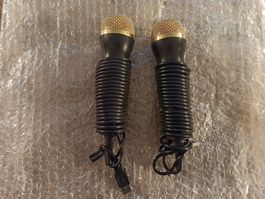 2 x USB Mikrofone - Gold Set - PS4