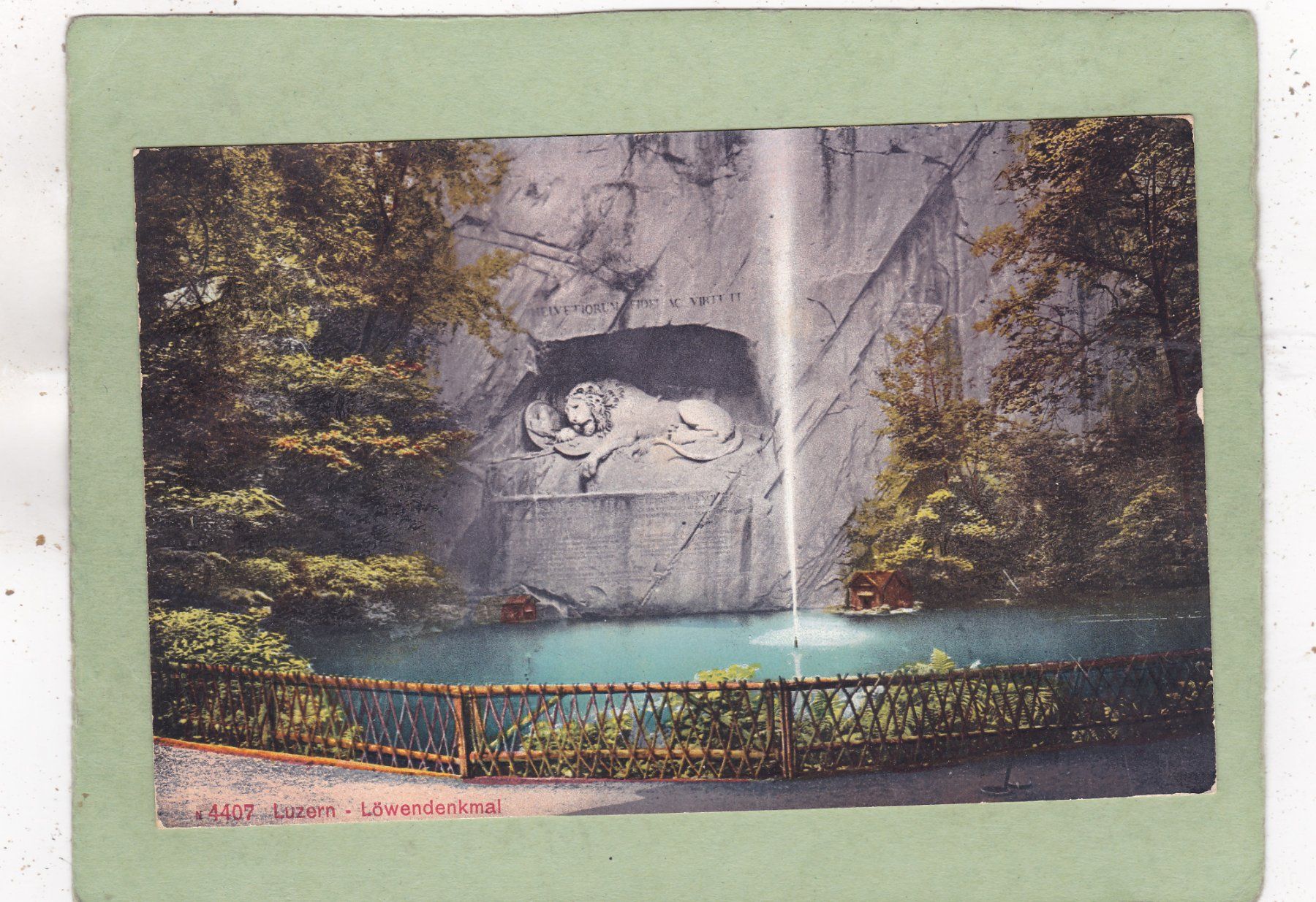 Cartes postales: Luzern Löwendenkmal – D'occasion à Herisau par Lisegrat2008