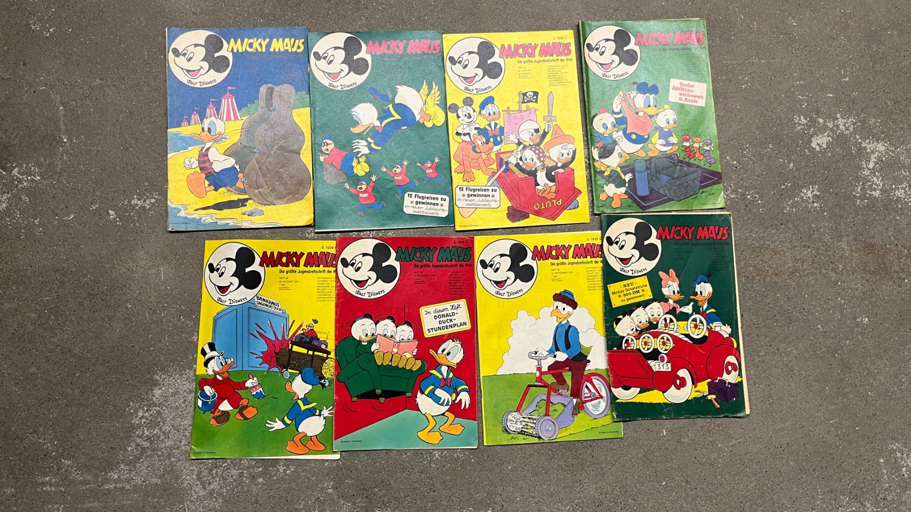 Comics: Micky Maus Comics Konvolut 1970, 22 Stück. – Gebraucht aus Bern von daskannweg 1