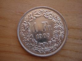 (C1) 1 Franken 1905 STGL-