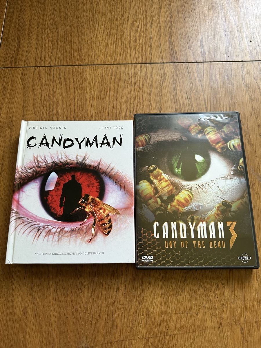 Tutti i DVDs: Candyman 1 und 3 Bluray DVD Mediabook – Usato da Benken ZH venduto da Audi-erich