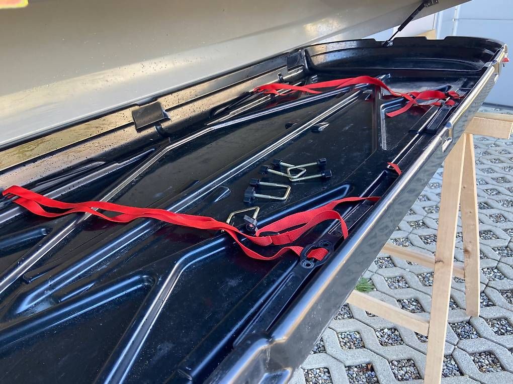 Box da tetto: XXL Dachbox Gamaparts GP 460L mit oder ohne Thule Träger – Usato da Leuzigen venduto da Doppelrad 4