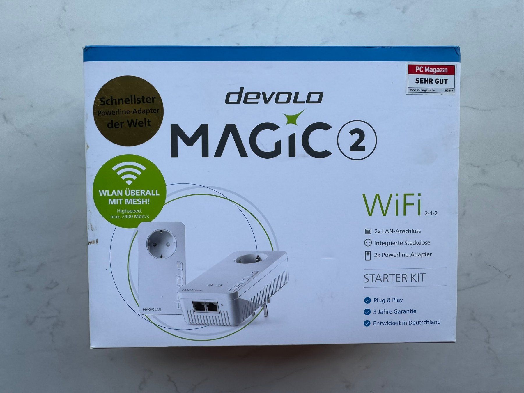 Devolo Unità & Adattatore: Devolo Magic 2 * Starterkit* Deutsche Version *2400Mbit/s – Usato da Schaffhausen venduto da vasco016