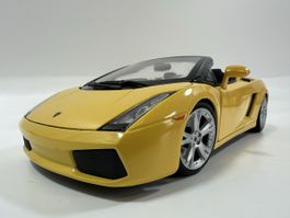 Lamborghini Gallardo Spyder 1:18, gelb, BBURAGO 
