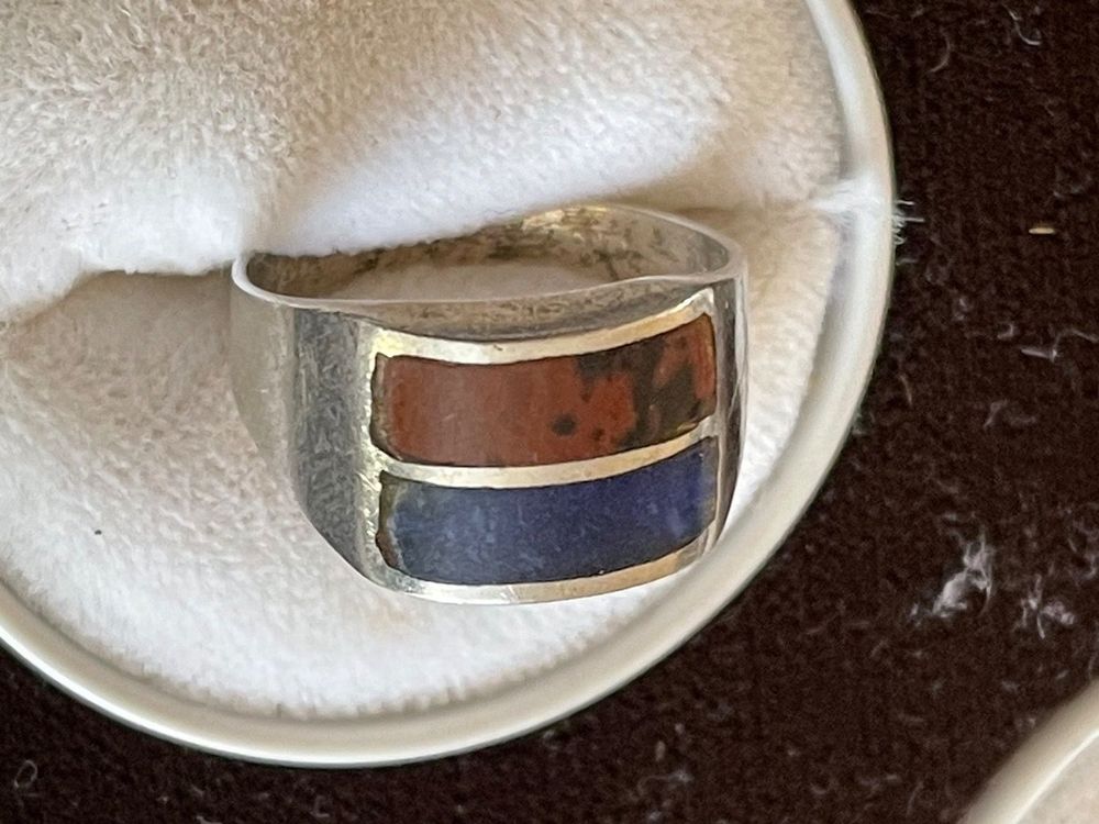 Bague Ancienne En Argent Massif 925 - Occasion - Style Vintage