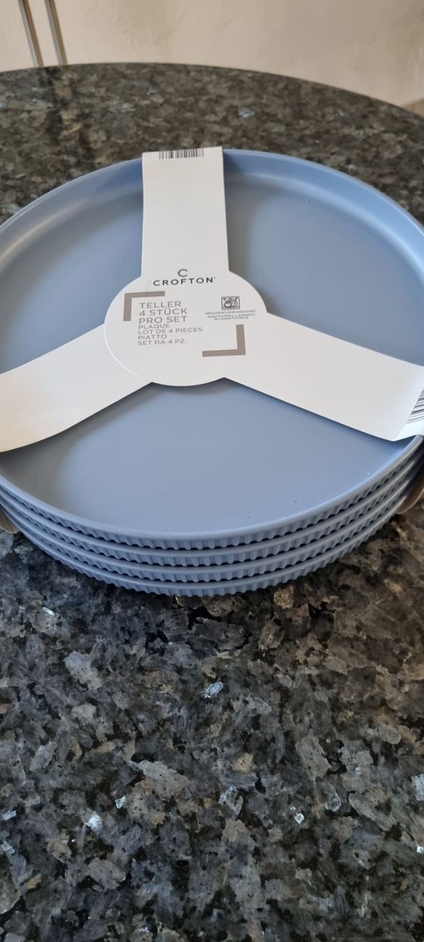 Teller: Crofton Teller 4 Stck Pro Set blau neu – Neu (gemäss Beschreibung) aus egliswil von Maggy6