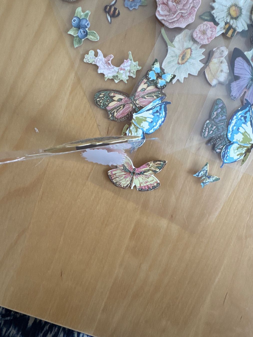 Sticker: Aufkleber Schmetterlinge Blumen etc. – Usato da Goldach venduto da Hibiskus23 1