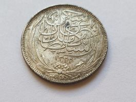 🇪🇬  Egypt 2 Piastres Qirsch 1917 ١٣٣٣ Silver XF
