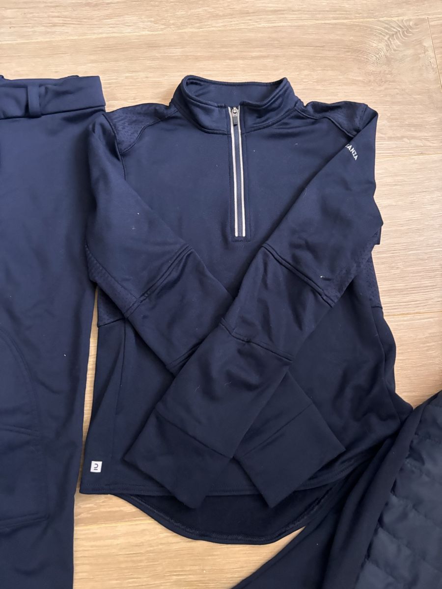 Decathlon Ensembles coordonnés: Reithose, Pullover, Steppjacke FOUGANZA Grösse 131/140 – D'occasion à Weisslingen par Yuna123 2