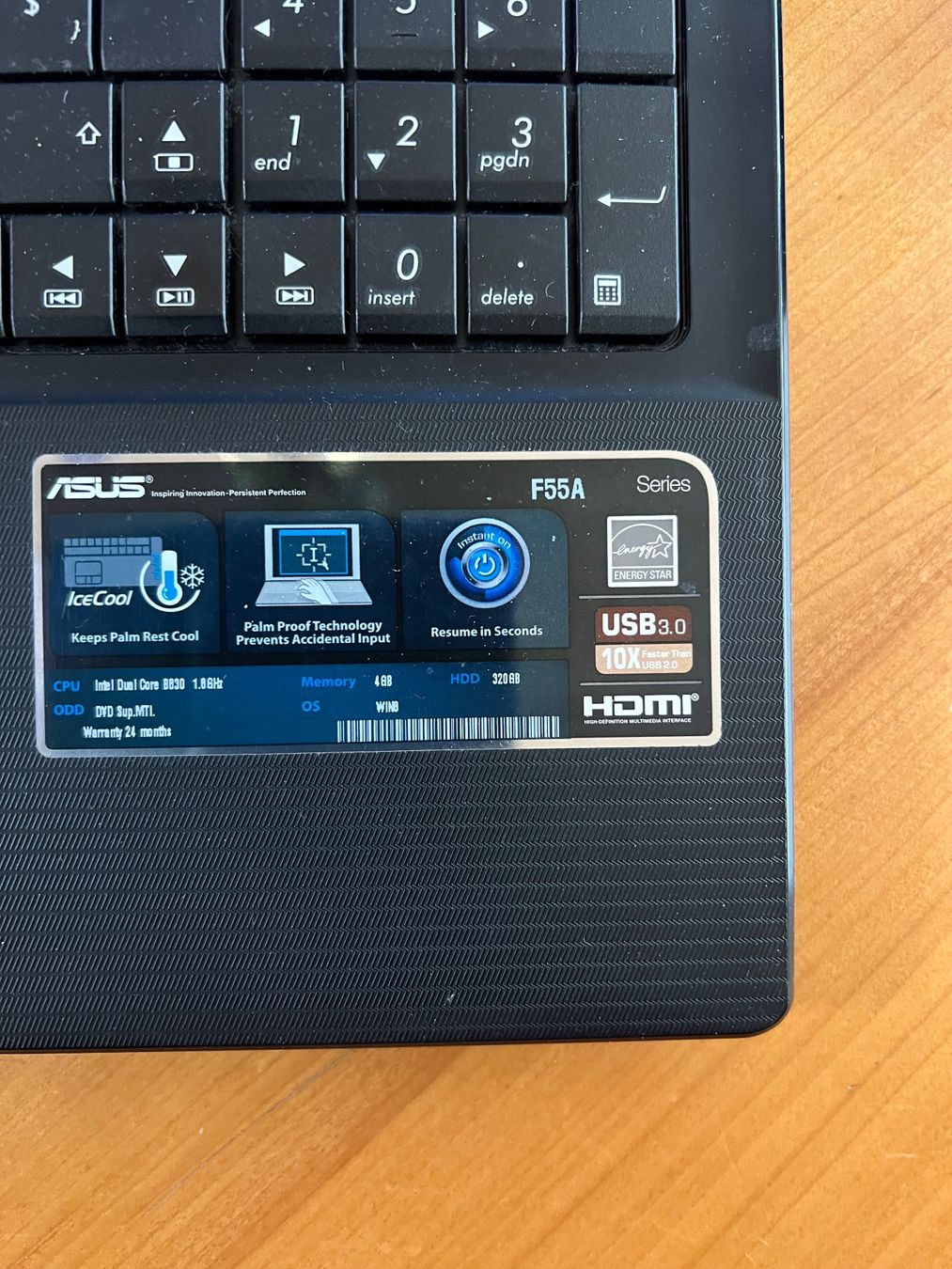 Asus Notebook: ASUS Laptop F55A – Usato da Füllinsdorf venduto da Wernercomp 3