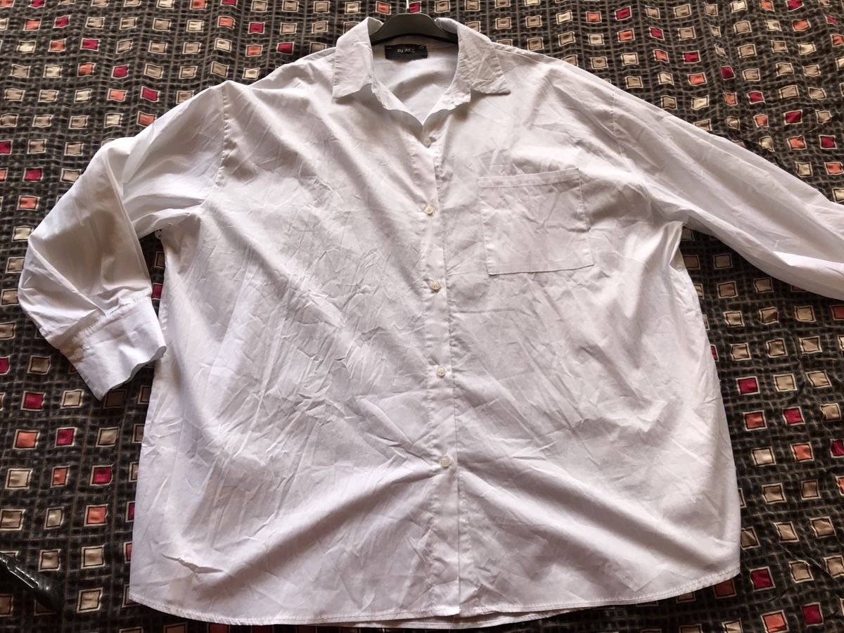 Camicette: Chemise blanche oversize By Julie, taille U, coton – Nuovo (secondo la descrizione) da Morges venduto da sandy069 2