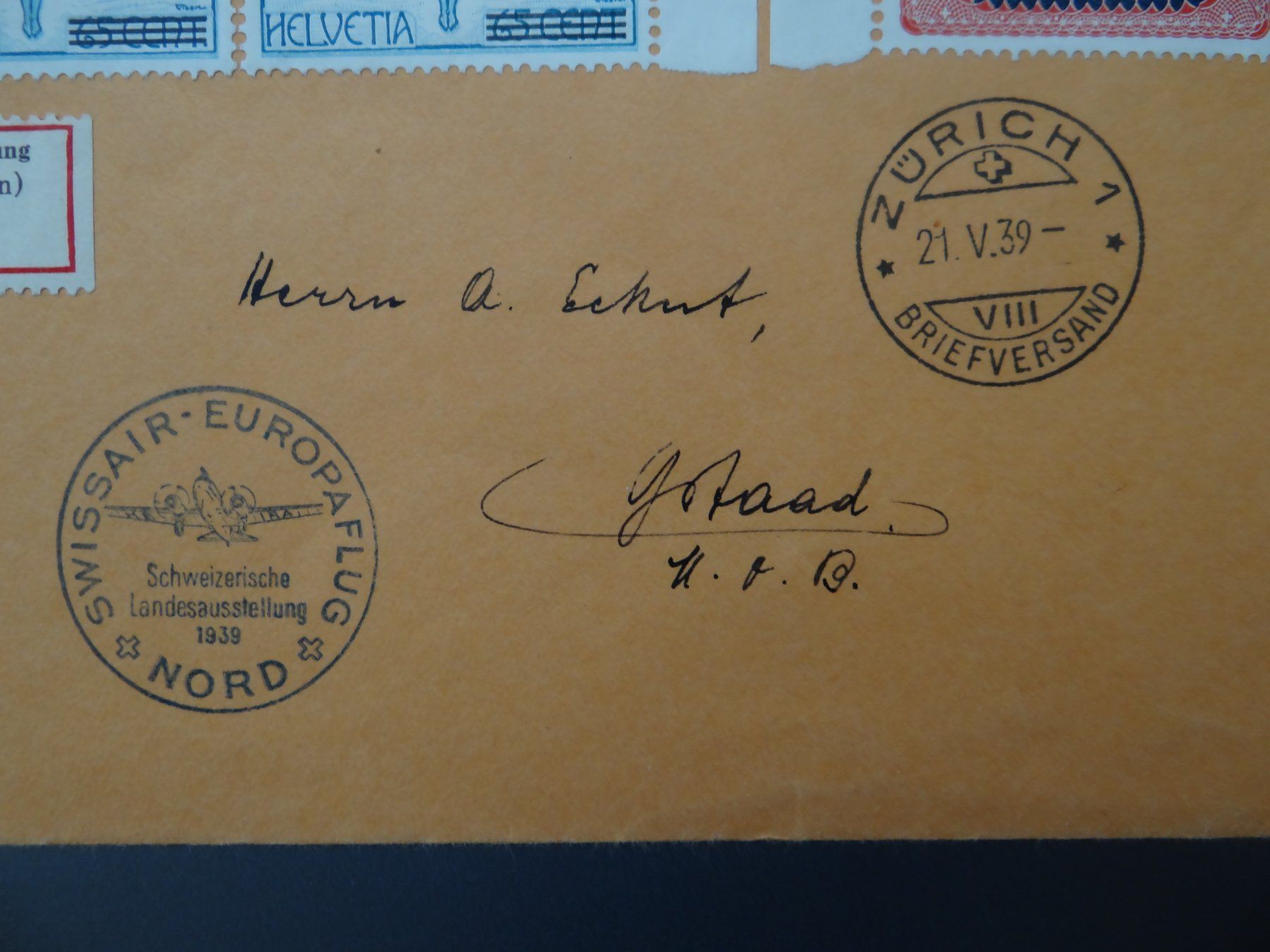 Tous les timbres: Herrlicher Flugpostbrief mit Viererblöcken ab CHF 1.-- – D'occasion à Kriens par Na4 3