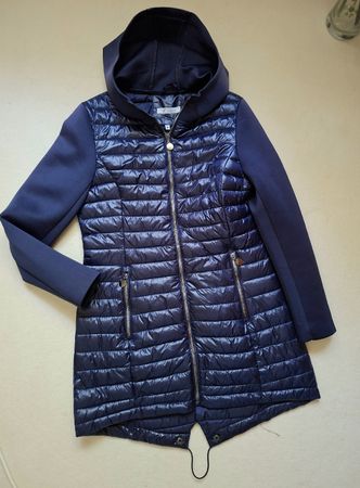Herbst/Winter-Mantel animalfree Gr S blau