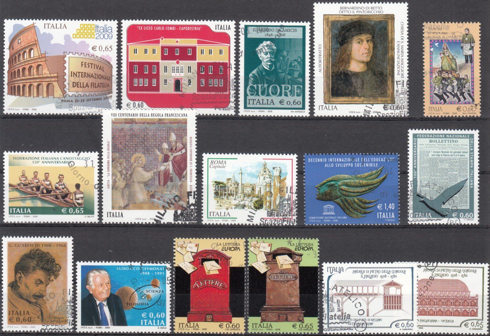 Tutti i francobolli: Italien 2008 mit ET – Usato da Bürglen TG venduto da StampGraf 2