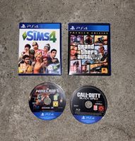 PS4 Spiele The Sims 4 GTA V Minecraft Call of Duty