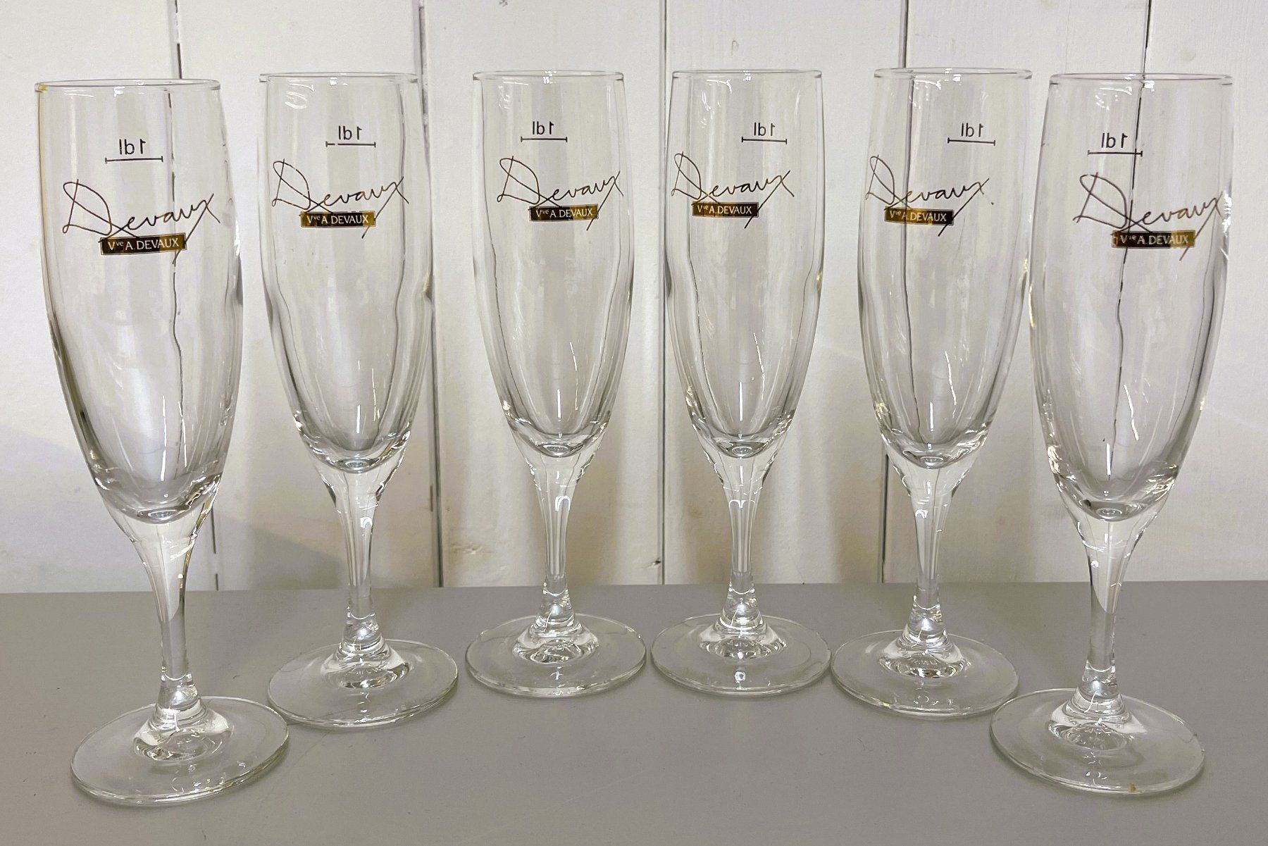 Bicchieri: 6 x Devaux Champagner Glas - H 18cm – Usato da Oftringen venduto da Vucki
