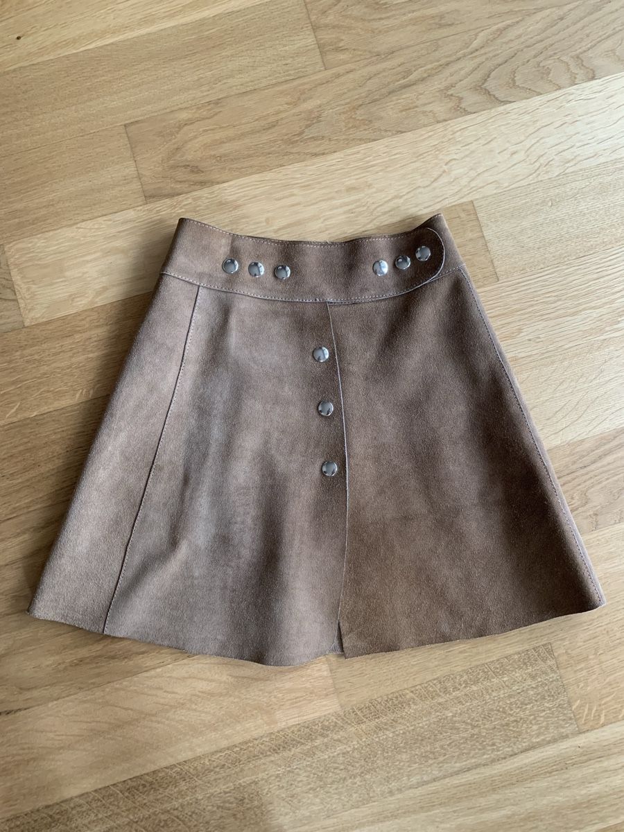 Gonne: Wildlederrock Gr. 32/34 beige, Original 60er – Usato da Meilen venduto da mohnblume 2