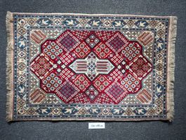 Orientteppich mit Lederkanten 130x83 cm gebraucht