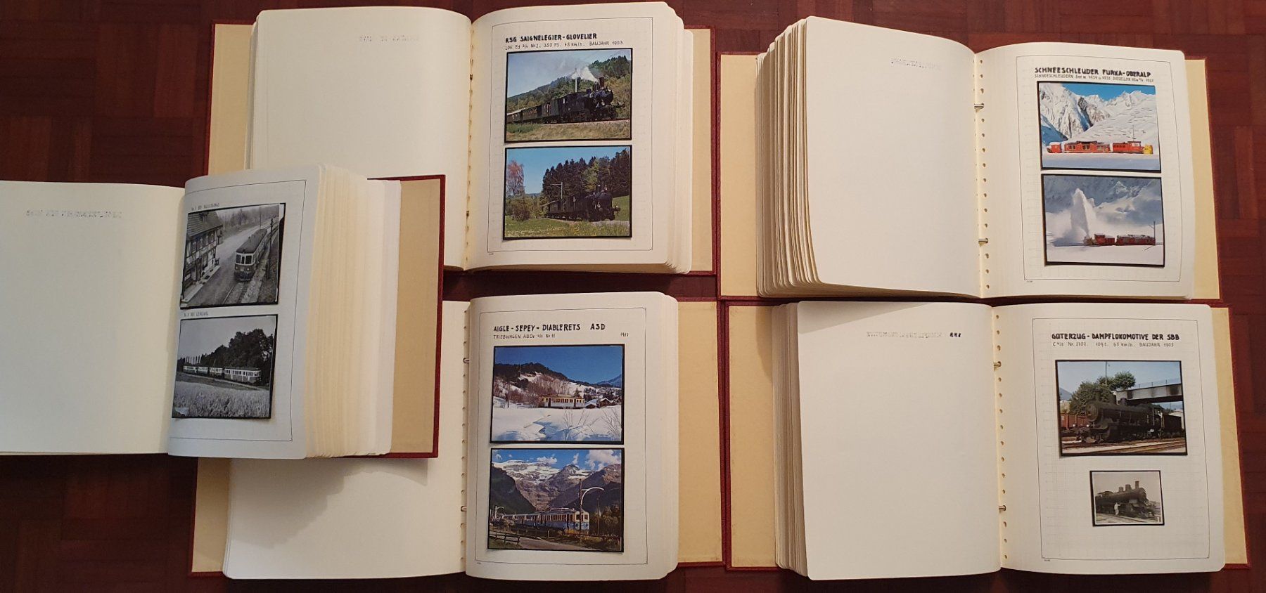Cartoline postali: Schöne Sammlung Eisenbahnen in 5 KABE-Alben – Usato da Kreuzlingen venduto da Rschweiz1 6
