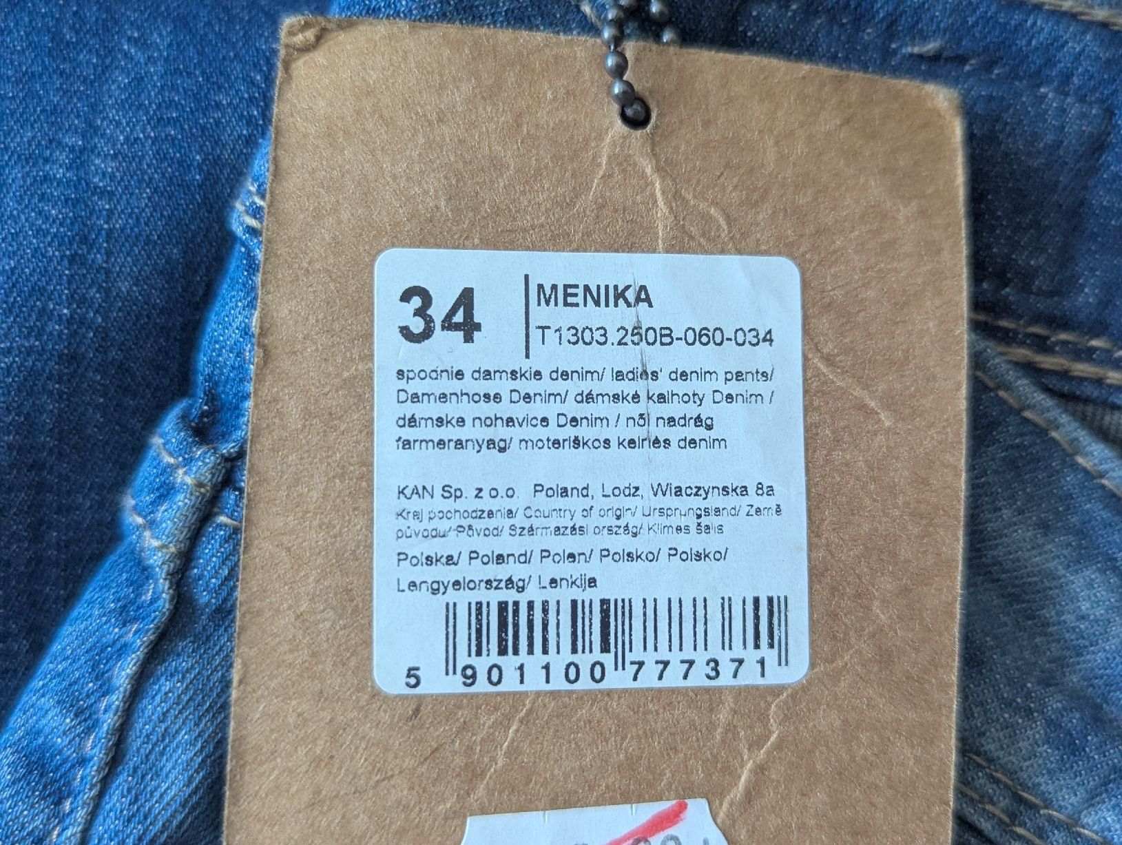 Jeans: Tatuum Jeans, Grösse 34 – Nuovo e nell'imballaggio originale da Zofingen venduto da Droni_A 2