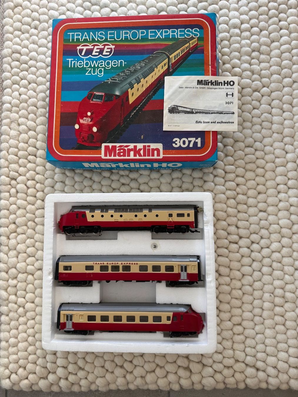 Märklin Modellini di ferrovie: Märklin TEE 3071 + wagon supplémentaire – Usato da Torny-le-Grand venduto da fuchsi-66