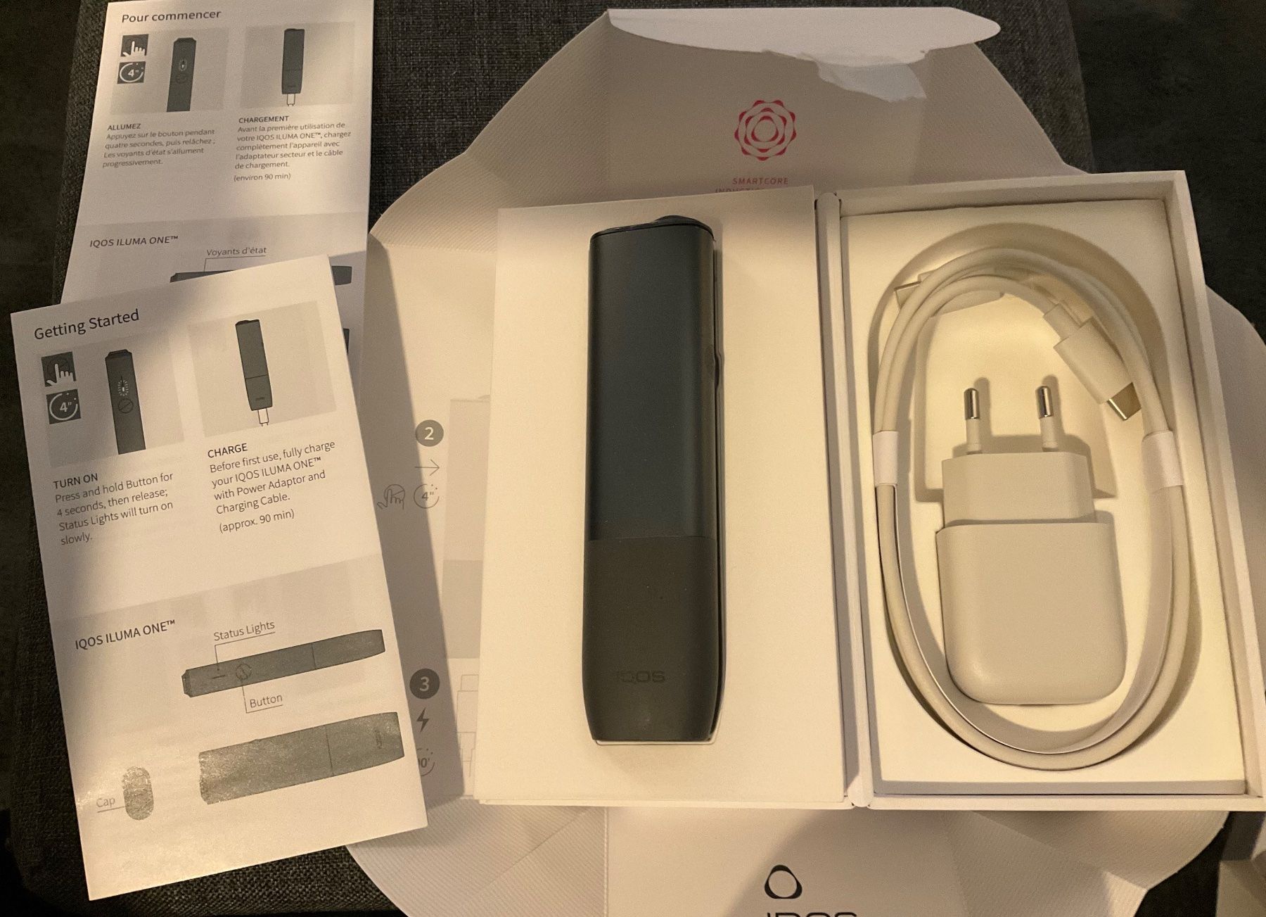 Iqos Altri Prodotti per fumatori: IQOS ILUMA ONE Kit PebbleGrey ab 7.- – Usato da Bex venduto da jqu_fnk6