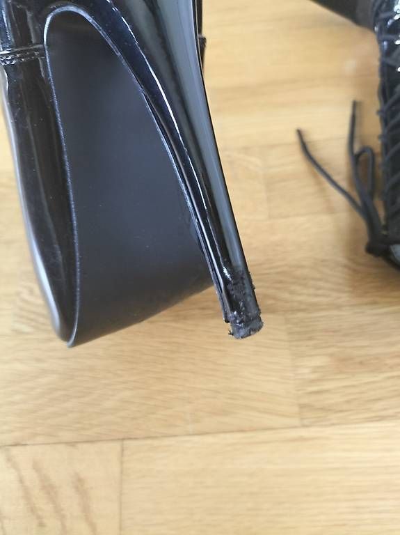 Scarpe da donna: Bottines Pleaser noir en cuir verni – Usato da Vevey venduto da fra_fs8w 2