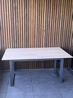 Ausziehbarer Esstisch 158198 cm | Moderne Holzoptik