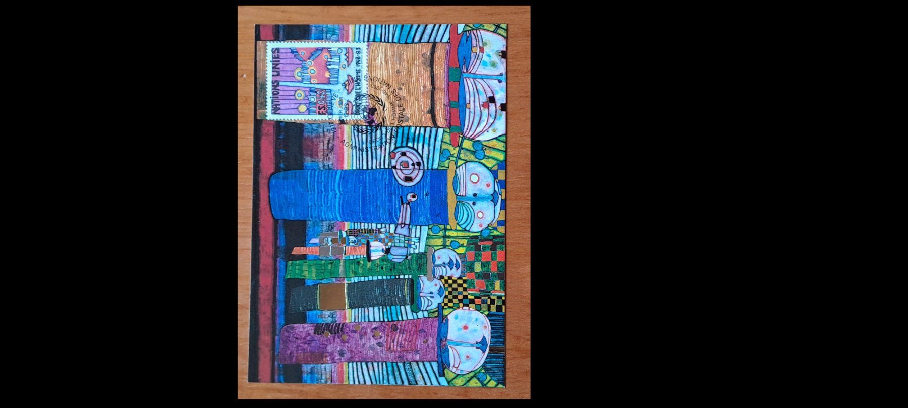 Alle Briefmarken: Maximumkarte Hundertwasser – Gebraucht aus Burgdorf von Droll1