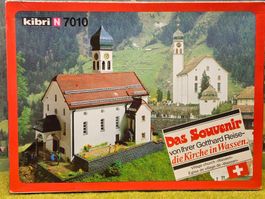 Kibri 7010 __ Kirche von Wassen __ Bausatz in OVP __ Spur N