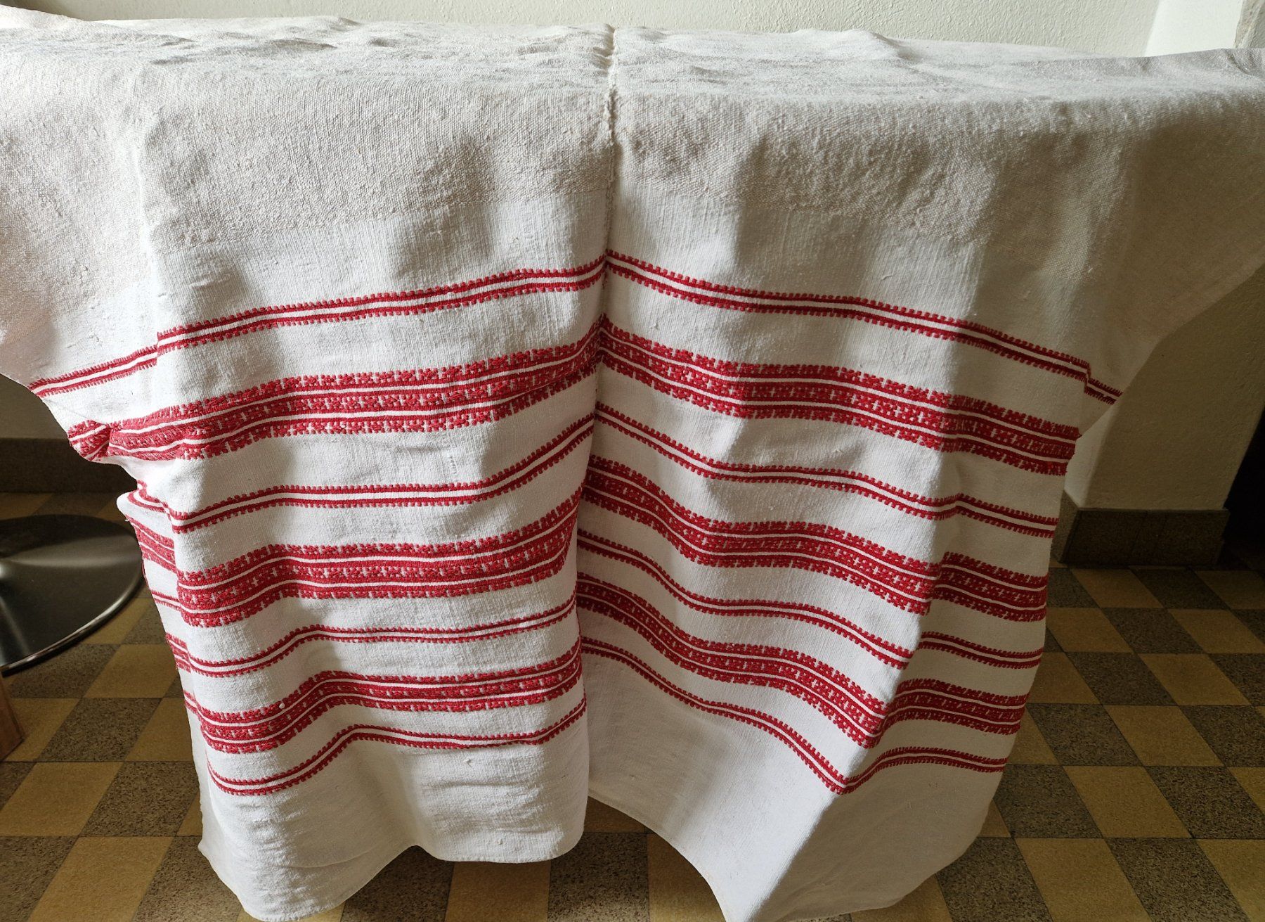 Altra biancheria da tavola: Antike Leinen Tischdecke 178x118cm – Nuovo (secondo la descrizione) da Bern venduto da Antikbatik