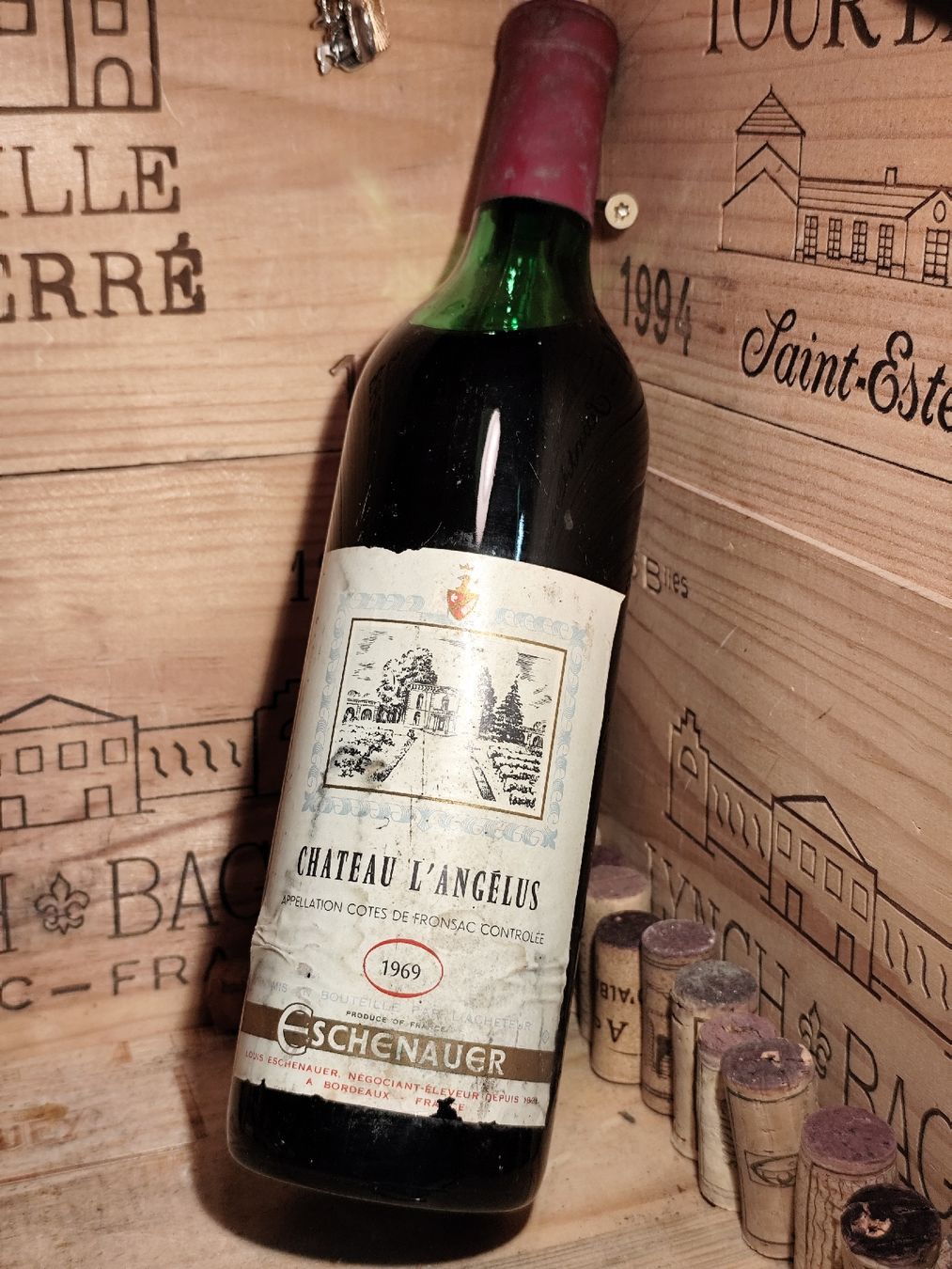 Wein: 1969 Chateau L'Angelus  Eschenauer – Neu (gemäss Beschreibung) aus Büsserach von Vintage-vins 7