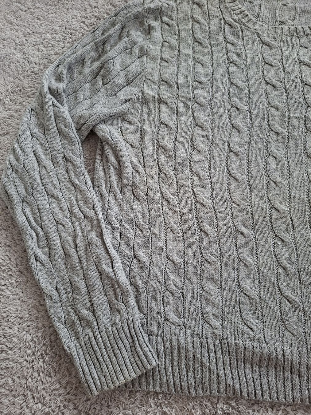 Ralph Lauren Maglioni & Felpe: Pull Polo Ralph Lauren gris maille torsadée L – Usato da Renens VD venduto da ser_j2fn 4