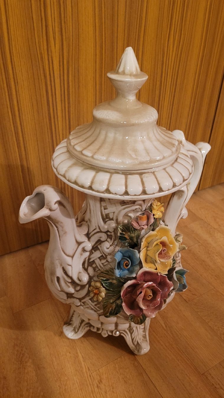 Vasi & Recipienti: CAPODIMONTE Porzellanwaren Krug – Nuovo (secondo la descrizione) da Wolfhausen venduto da BigiWolfhausen 2