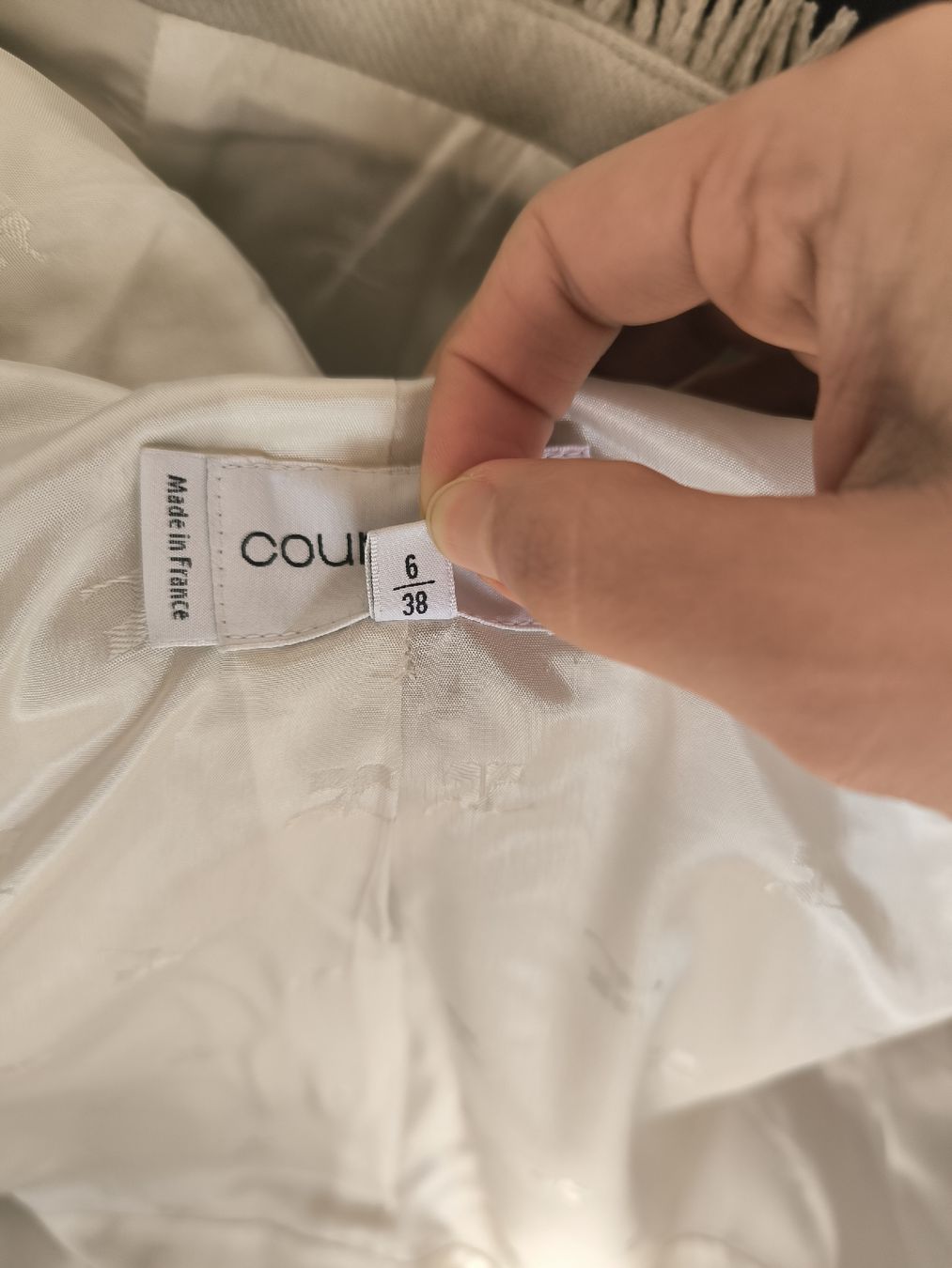 Cappotti: Courrèges Paris, Size 38, Coat, Beige, Top Condition! – Nuovo (secondo la descrizione) da Zug venduto da LindaManga 2