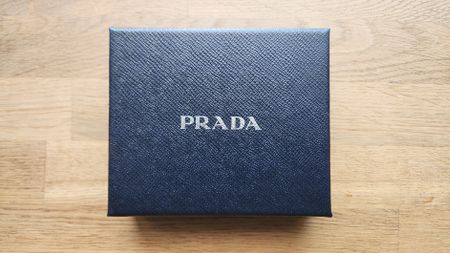 NEUF ! Portefeuille Prada saffiano cuir noir Homme
