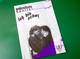 Zeitschrift «Anderschume/Kontiki» 06/85 «ich bin schw...»