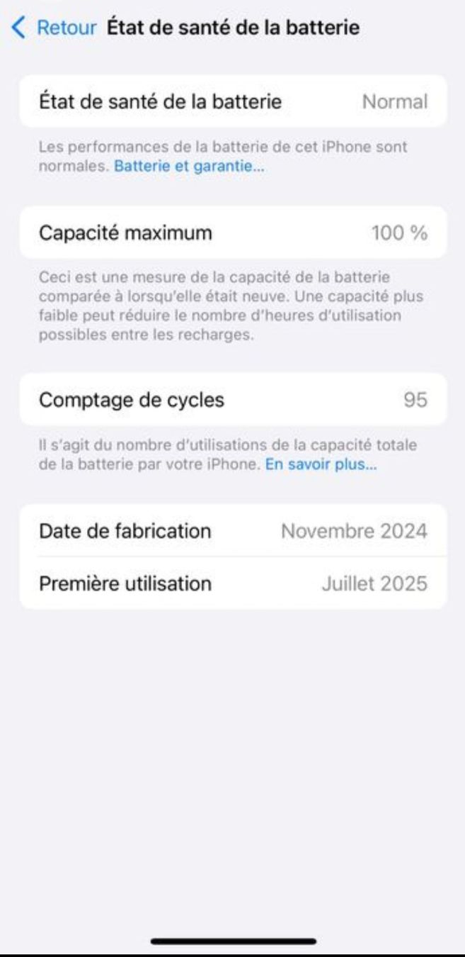 Apple Telefoni cellulari / Smartphones: Apple iPhone 16e 128GB Blanc. Batterie 100% – Usato da Neuchâtel venduto da zuh_cml9 4