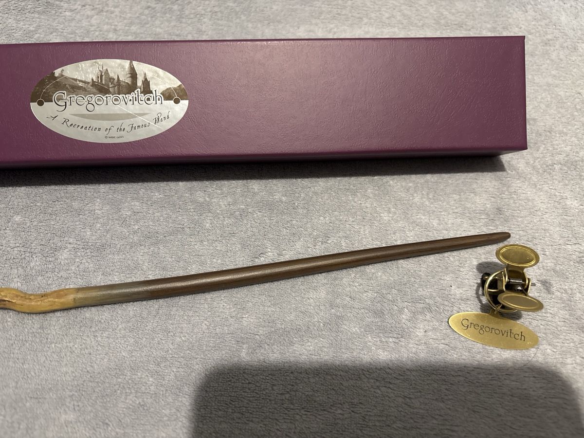 Statuette: Zauberstab Harry Potter Gregorovitch Neu mit Box – Nuovo (secondo la descrizione) da Zürich venduto da zimtstern45 2