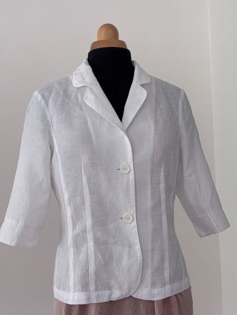 Blusenjacke aus Leinen von Biaggini Gr. 40