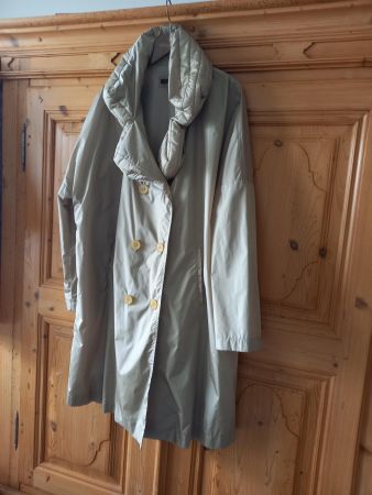 KATHARINA HOVMAN DESIGNER TRENCHCOAT MANTEL BEIGE GRÖSSE 48