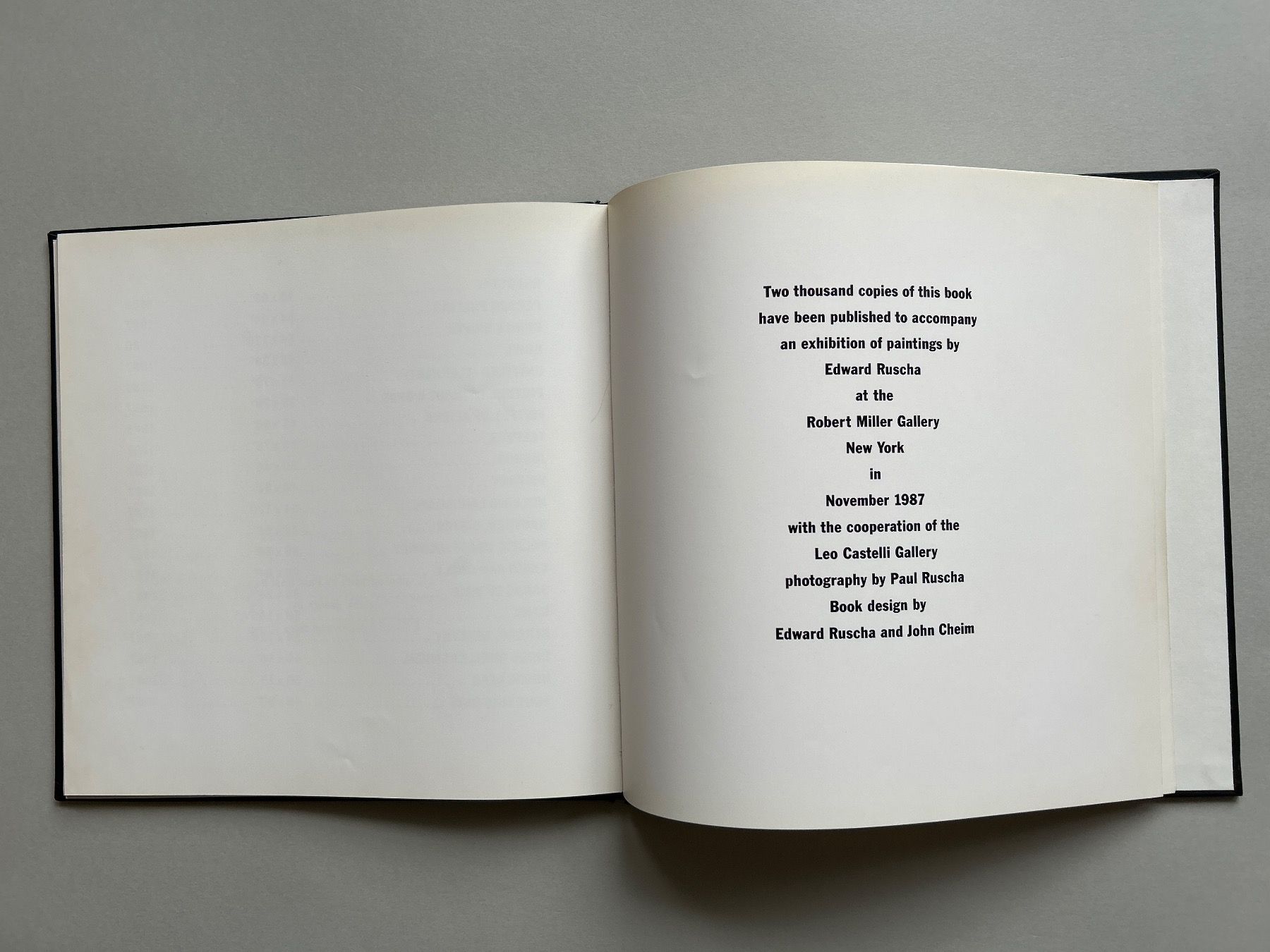 Bücher: Ed RUSCHA. Paintings.Leo Castelli , Robert Miller Gallery – Gebraucht aus Zürich von Coffeetable88 4
