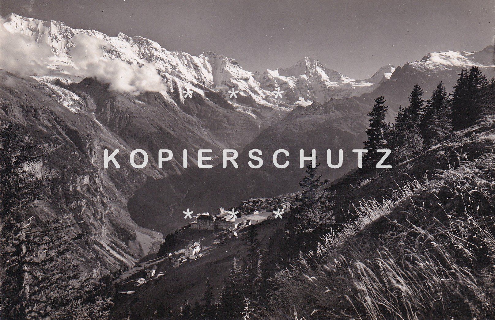 Cartoline postali: Mürren /bo – Usato da Hombrechtikon venduto da Rudolf07
