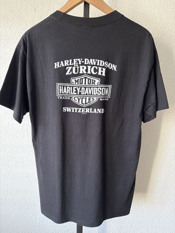 Harley-Davidson Zürich T-Shirt Gr. M Vintage Retro 3